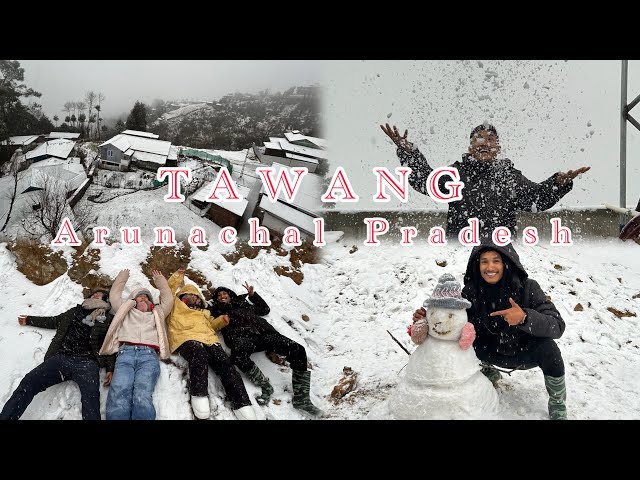 Tawang, Arunachal Pradesh || First snow of the Year, 2025. 😍⛄️❄️🥶 12/02/2025. #viralvideo #explore