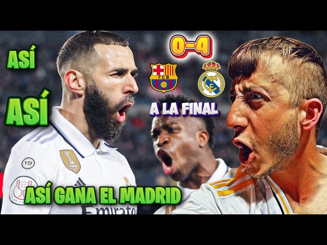 ¡ MENUDO BAILE en el CAMP NOU ! 🔥 IMPRESIONES al Barcelona 0-4 Real Madrid (1-4) ⚽️