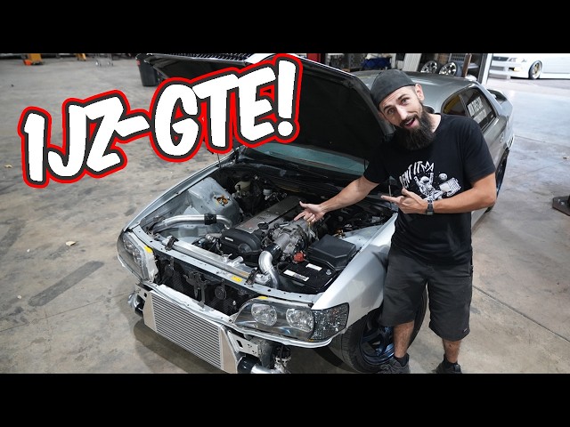 How Slow is it? JZX100 Chaser Gets a Turbo 1JZ-GTE Engine Swap!