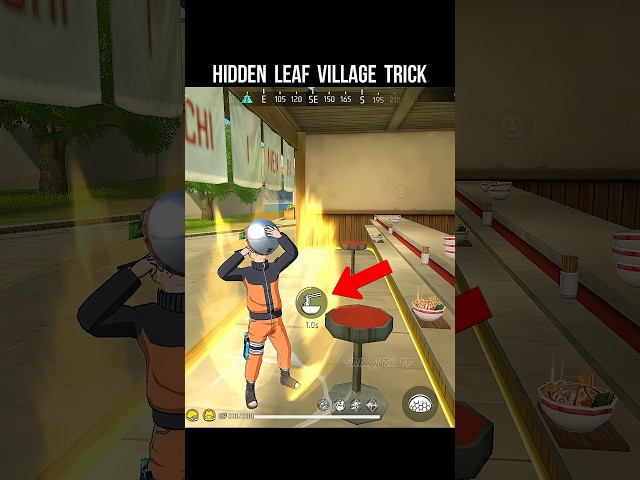 Hidden Leaf Village Trick 🔥 Free Fire X Naruto #srikantaff