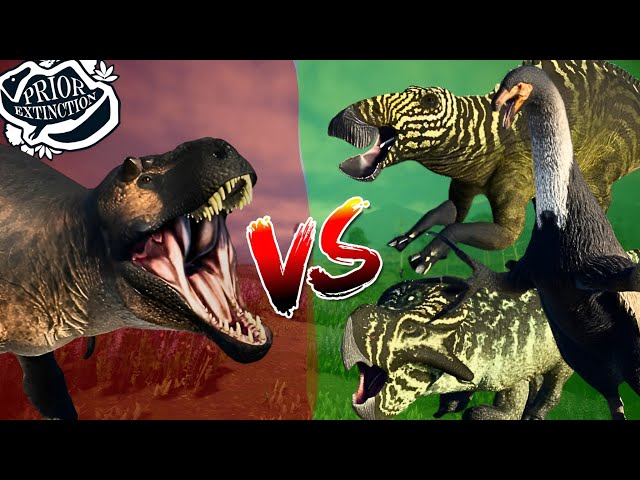 Trex vs Strongest Herbivores | Prior Extinction