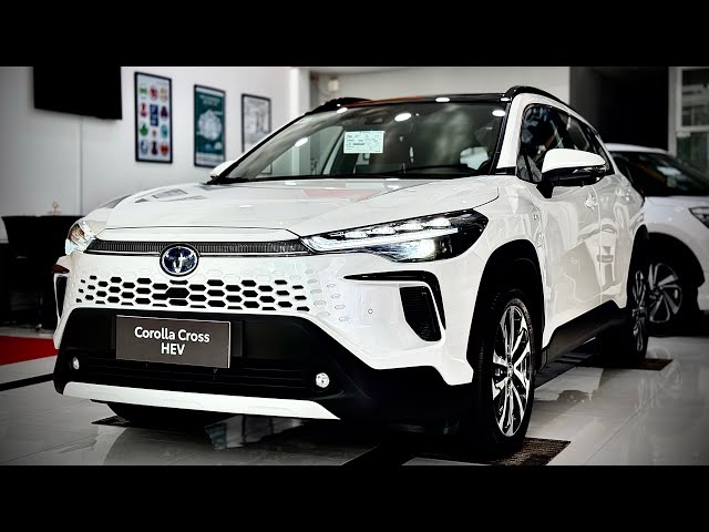 2025 TOYOTA COROLLA CROSS HEV - Best Hybrid Electric SUV (White Pearl)