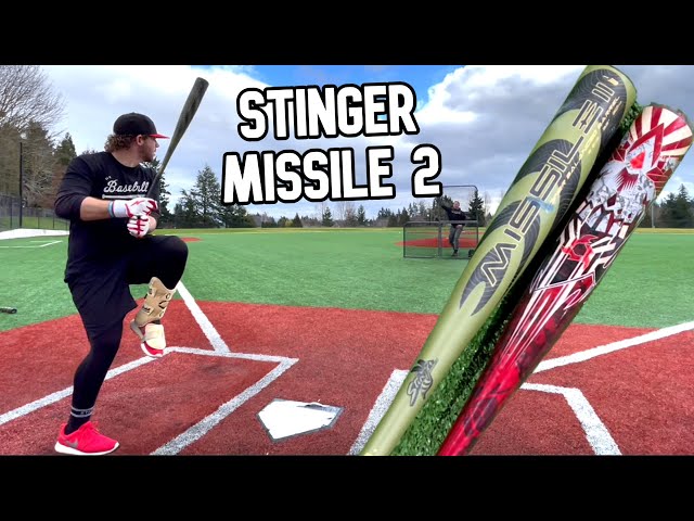 Hitting with the 2022 Stinger Missile 2 (vs. Voodoo One + new exit velo record!!) BBCOR Bat Review