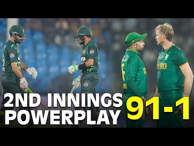 2nd Innings Powerplay | Pakistan vs South Africa | 3rd ODI | Tri-Nation Series 2025 | PCB | M3J1K