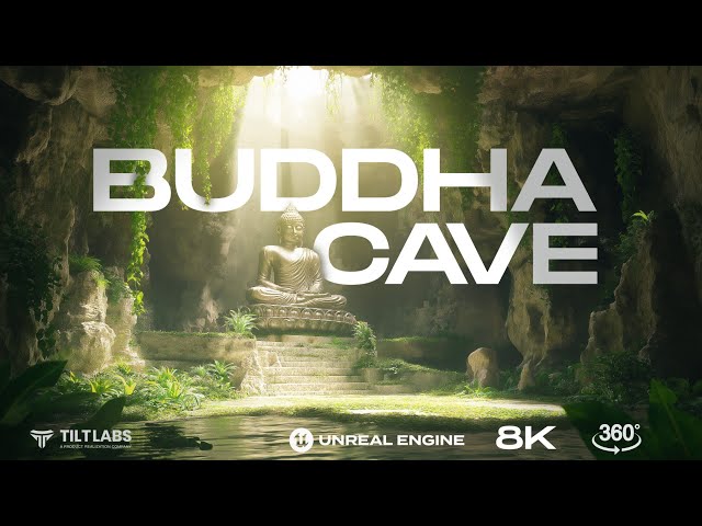 8K Video| Budha Cave| 360° Video| Unreal Engine