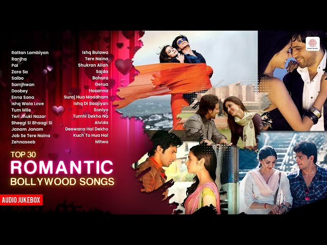 Top 30 Romantic Hindi Songs | Audio Jukebox | Bollywood Love Songs | Evergreen Melodies