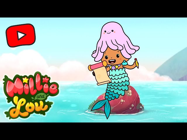 'Merma' - Millie and Lou | Full Episode, S1 E10 | Cartoons For Kids | Little Zoo​