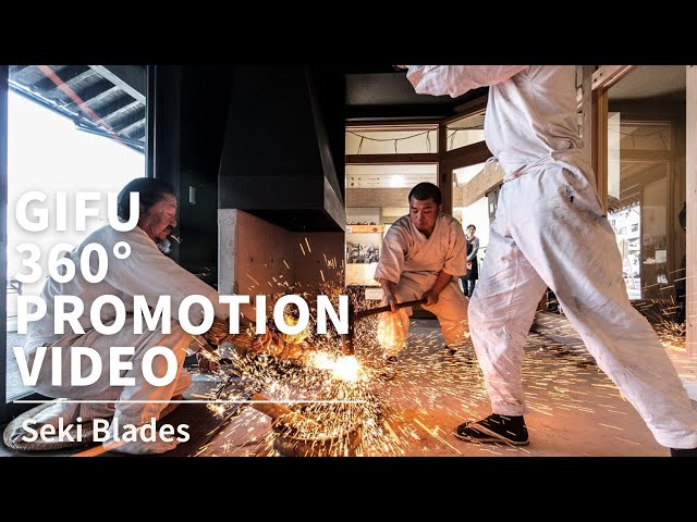 Discovering the famous Seki Blades, Gifu | Japan 360º VR TOUR