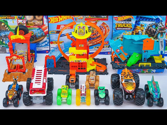 Hot Wheels Collection Unboxing Review ASMR | Hot Wheels City Super Loop Fire Station Playset