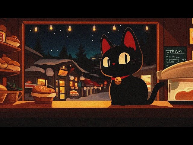 Cozy Bakery 🐈 Winter Lofi hiphop Radio | Beats to warm your heart