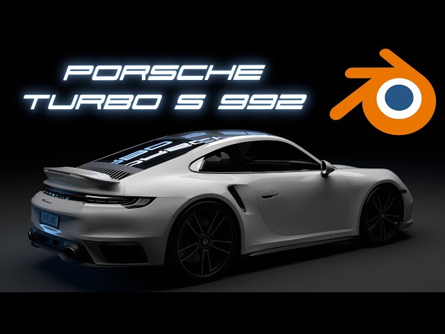 How to model car in Blender |PORSCHE TURBO S| |LIVE-7| Detailing Rear Area