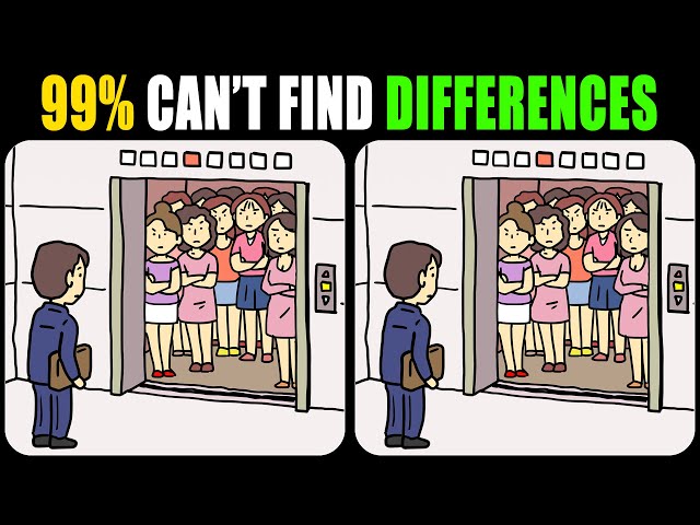 99% CAN't FIND 3 Differences! Can You?