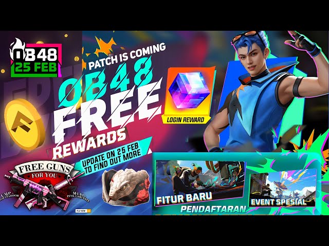 OB48 Update Free Rewards🤯 | Free Fire New Event | Ff New Event Today | Upcoming new event ff