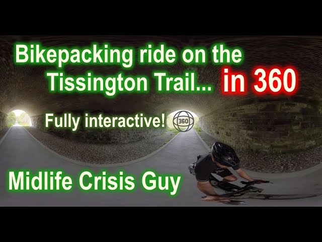 Bikepacking Tissington trail Interactive 360