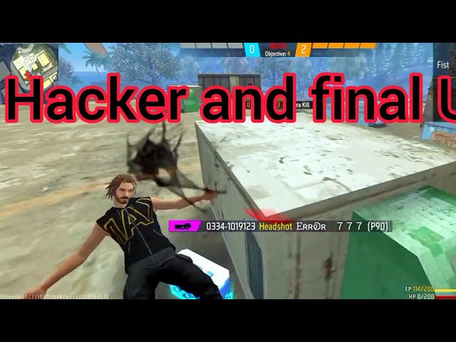 Hacker and final User In Free Fire Max look at the front Garena please my request accept please been