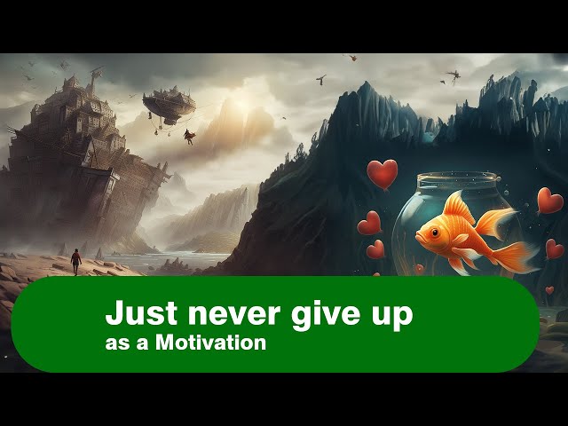 Just never give up