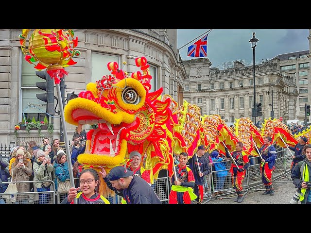 London’s New Year’s Day Parade | London Virtual Street Walk 2023 [4K HDR]