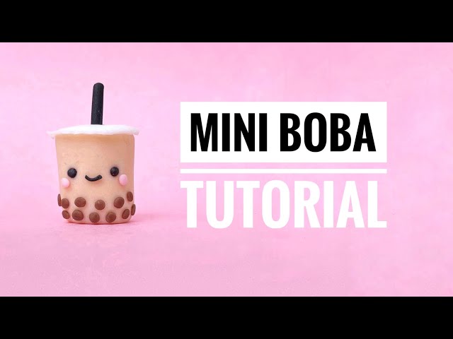 Mini Boba Fondant Tutorial