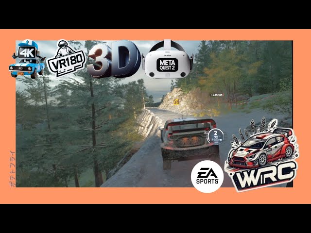 [EA Sports WRC][3D VR180 Video][第67話]シーズン5 モーメント Eko Acropolis Rally Greece