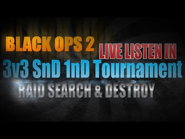 Black Ops 2 - 3v3 Search & Destroy Tournament Gameplay