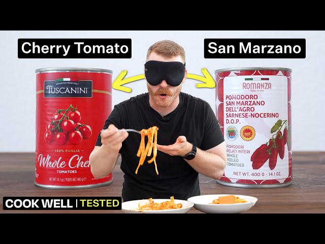 Do canned Cherry Tomatoes taste different than San Marzano?