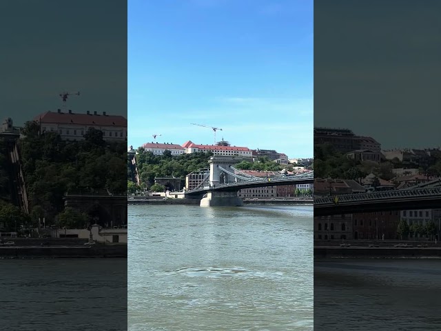 Budapeşte Zincir Köprü Tuna Nehri