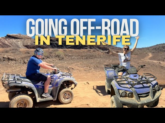 INSANELY GOOD- we went OFF ROADING in Tenerife- QUAD BIKE SAFARI excursion 🤩