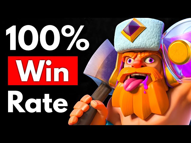 THIS EVOLVED LUMBERJACK DECK HAS A 100% WIN RATE!!!!!