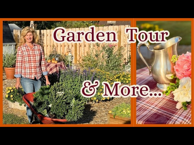 Thrifted Garden Ideas~Planting for Winter~ October Garden Tour