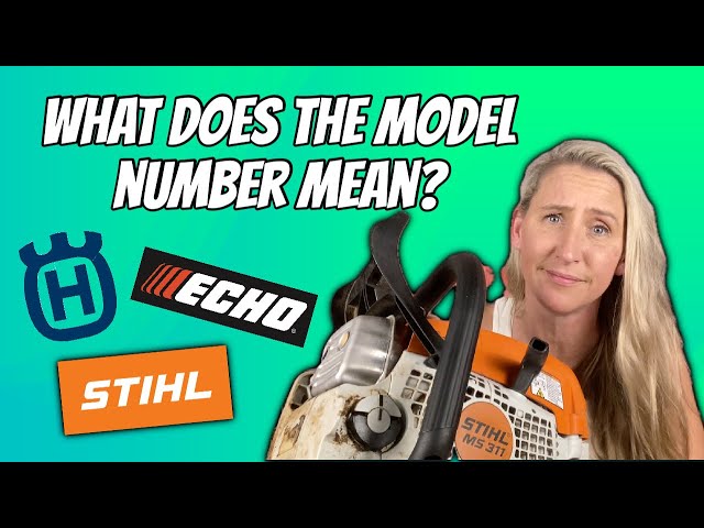 The ULTIMATE Guide to Chainsaw Model Numbers & Features!