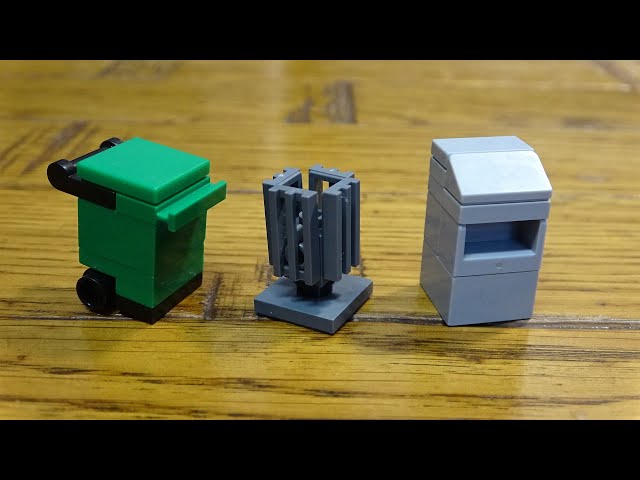 Building a Mini Lego Rubbish Bins