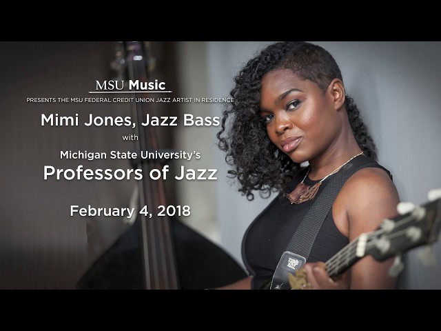 MSUFCU Blue Monday featuring Jazz Artist in Residence Mimi Jones | 2.4.2019