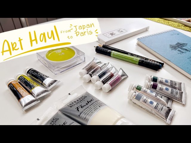 Art Haul featuring Kissho Gansai, Kusakable Watercolours, LeFranc Bourgeois gouache & more!