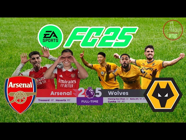 Arsenal vs Wolves / FC25 / Gameplay / Full Game