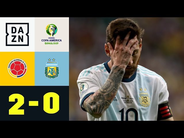 Fehlstart für Lionel Messi und Co.: Kolumbien - Argentinien 2:0 | Copa America | DAZN Highlights