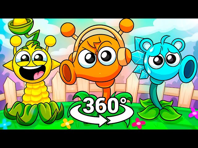 SPRUNKI PLANTS VS ZOMBIES! Incredibox Sprunki Animation 360° VR