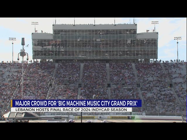 IndyCar Series wraps up final race of the season at Nashville Superspeedway