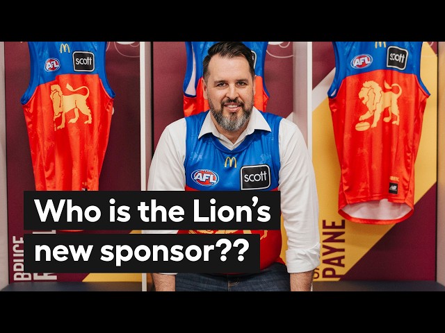 Youi’s handing over their major sponsorship of the Brisbane Lions to superfan Scott.