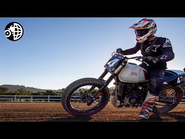 Slide School with Johnny Lewis / Royal Enfield / @motogeo