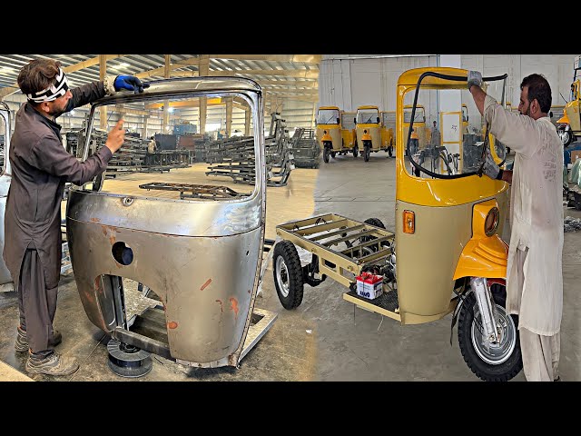 Manufacturing Process of Tezraftar Auto Rickshaw “pk Amazing Skills”