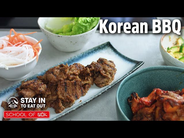 Beef Bulgogi, Spicy Grilled Mushrooms & Banchan | Stay In To Eat Out