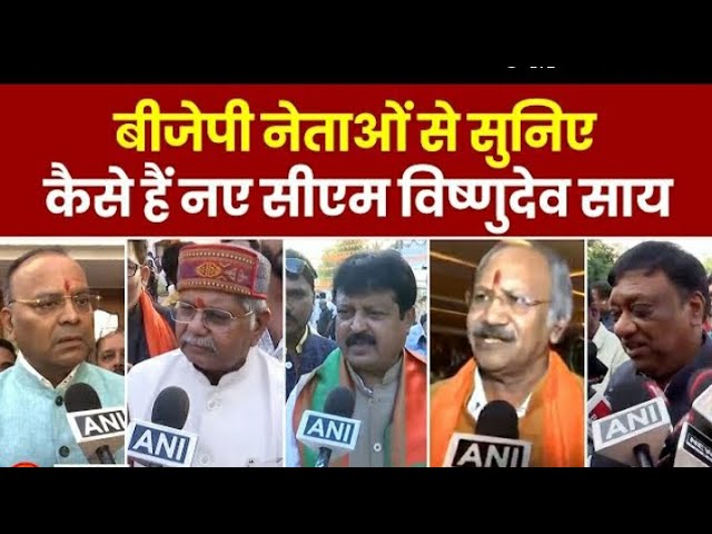 Chhattisgarh New CM: Vishnu Deo Sai के व्यक्तित्व के बारे में BJP के नेताओं से सुनिए | Breaking News