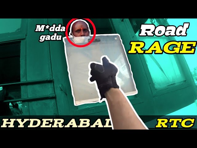 Road Rage with Hyderabad RTC bus driver || Rash bus driving || Hyderabad RTC