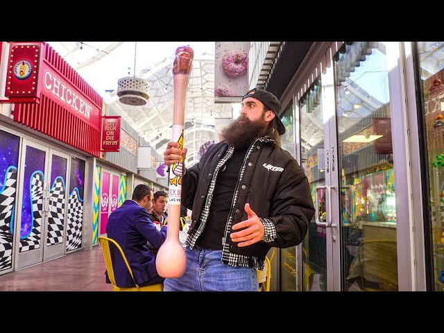 THAT VIRAL $100 MILKSHAKE & DONUTS CHALLENGE IN LAS VEGAS! | BeardMeatsFood