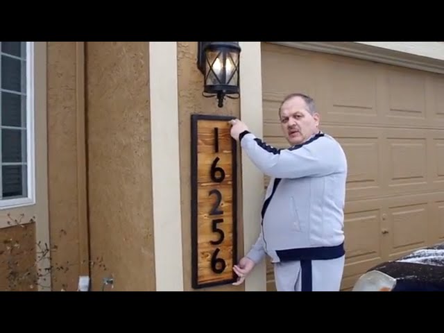 SAVE MONEY: DIY EXTERIOR HOUSE NUMBERS DISPLAY