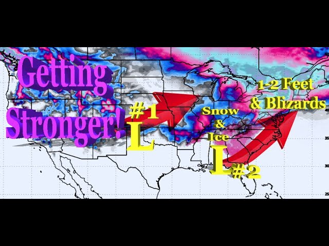 Multiple Snowstorms Coming & Potential Blizzards!