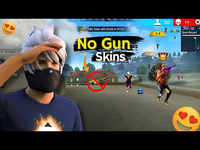 No Gun Skin ❌👑 99% Headshot Rate ⚡ | Solo Vs Squad Full Gameplay | Poco x3 Pro x iPhone 13📲 FreeFire