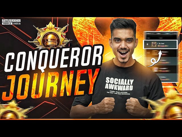 This Conqueror Journey Will Inspire You To Do Rank Push in BGMI