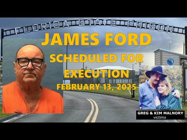 Scheduled Execution (02/13/25): James Ford – Florida Death Row – Murders of Greg and Kim Malnory