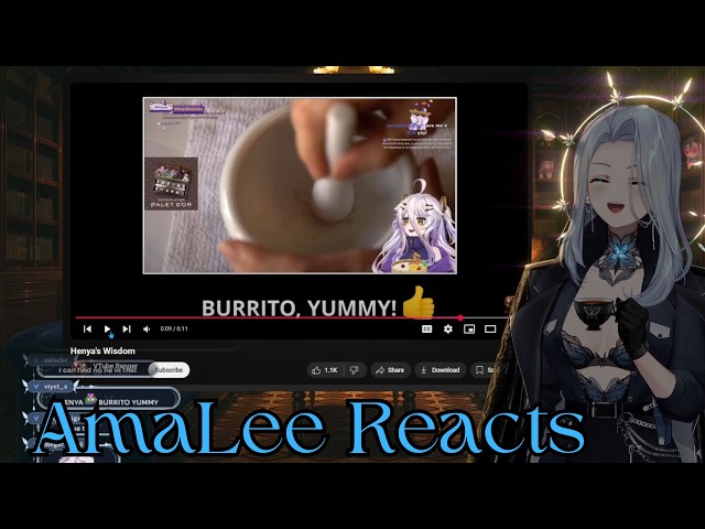 AmaLee Reacts to VShojo Clips Sent by Chat